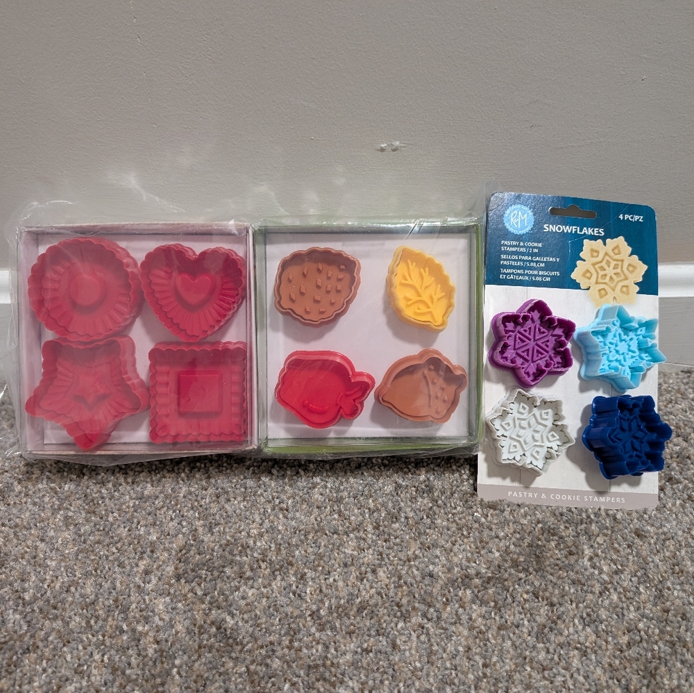 Various Cookie Cutters Nwt